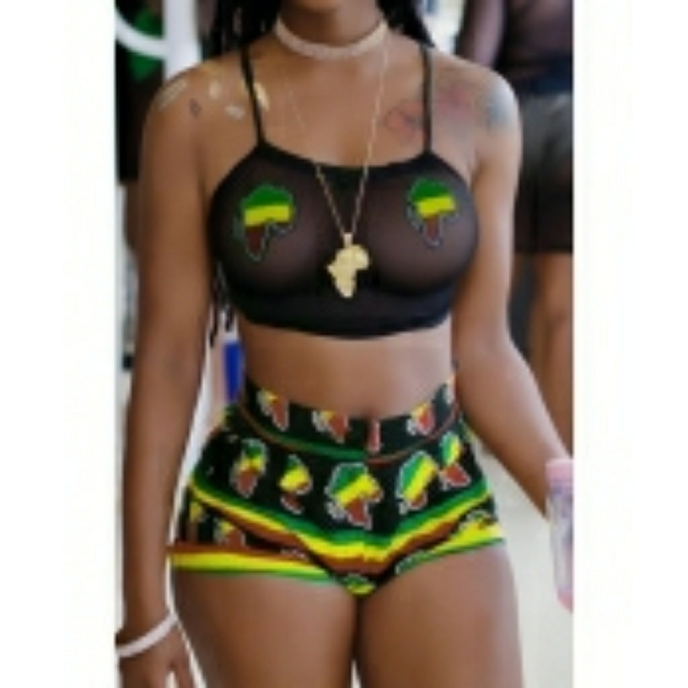 Jamaican two piece set